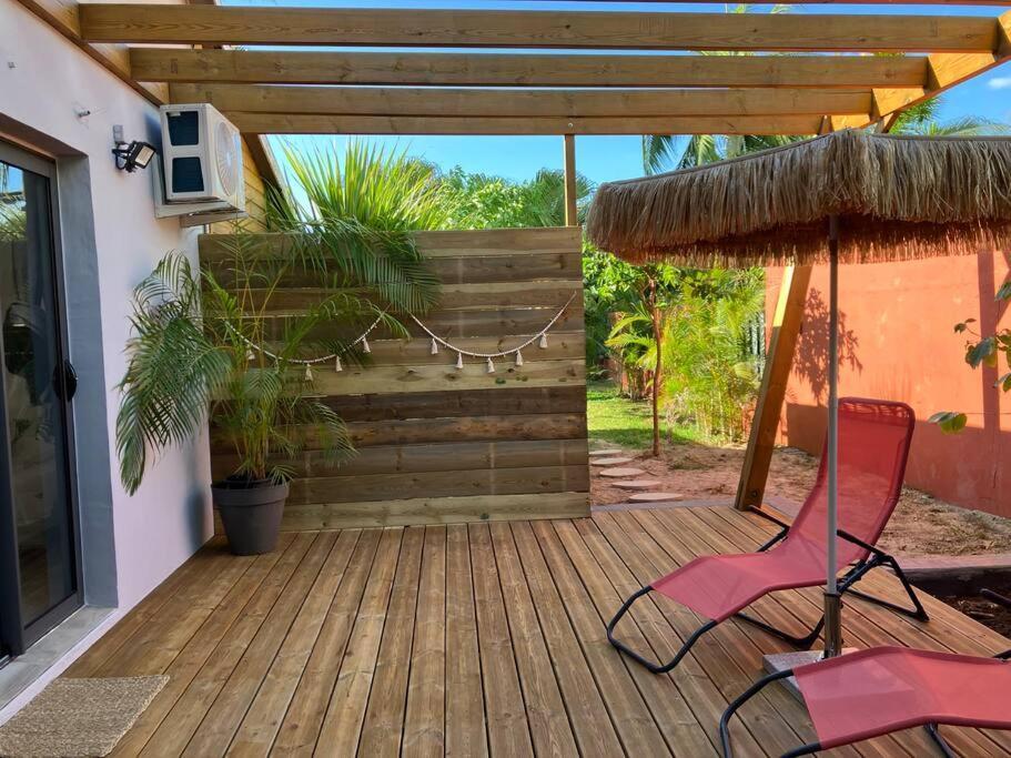 Kazacoco Bungalow A 5 Min A Pieds Du Lagon La Saline Le Bains Dış mekan fotoğraf