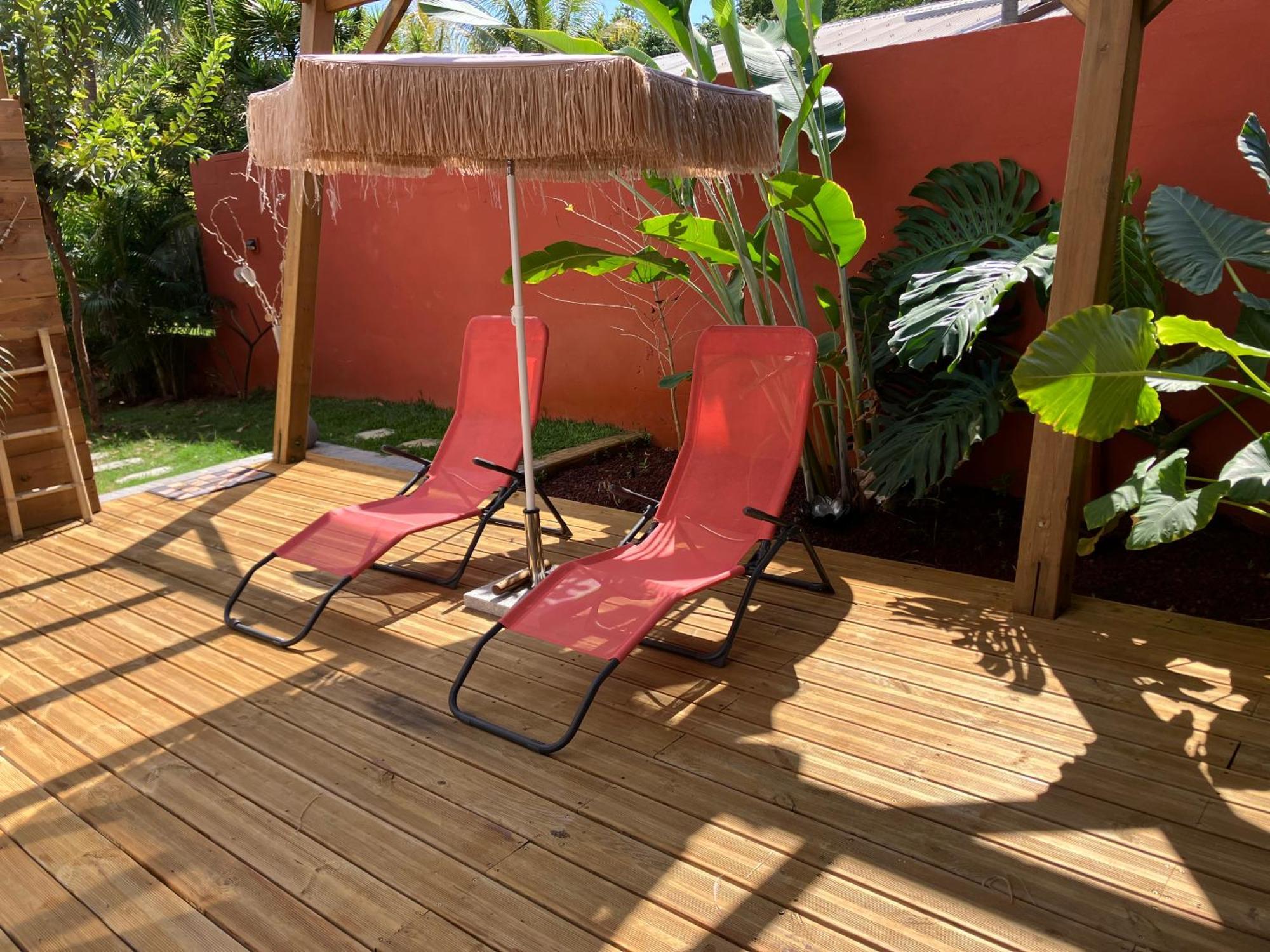 Kazacoco Bungalow A 5 Min A Pieds Du Lagon La Saline Le Bains Dış mekan fotoğraf